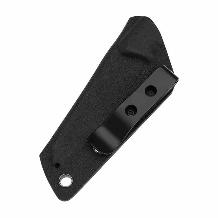 Couteau Tenable Parr Lame Reverse Tanto Acier 14C28N Blk Manche Micarta Brown Etui Kydex TG011B4 - Livraison Gratuite