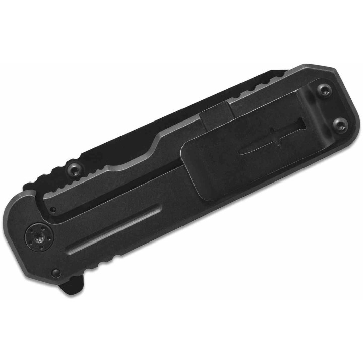 Couteau Camillus CHO Lame Drop Point Acier 420 Traité Titane Manche GFN & Acier Frame Lock CM19395 - Livraison Gratuite