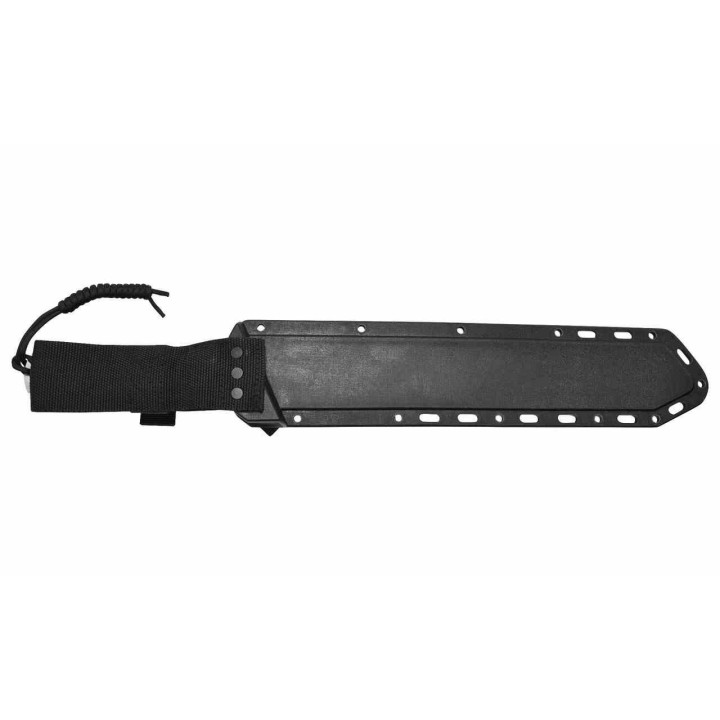 Couteau Machette Camillus Carnivore Lame Acier 420 Titane Sawback & Guthook Manche & Etui ABS CM19818002 - Livraison Gratuite