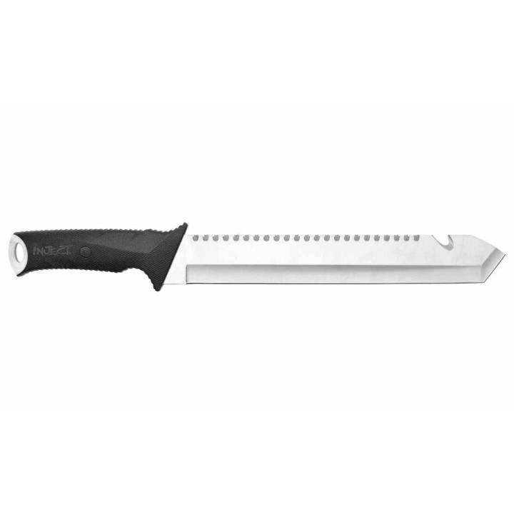 Couteau Machette Camillus Carnivore Lame Acier 420 Titane Sawback & Guthook Manche & Etui ABS CM19818002 - Livraison Gratuite
