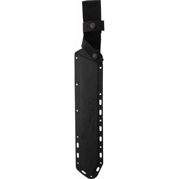 Couteau Machette Camillus Carnivore Lame Acier 420 Titane Sawback & Guthook Manche & Etui ABS CM19818002 - Livraison Gratuite