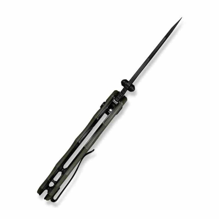 Couteau Civivi Natterjack Green Lame Acier 14C28N Black Manche G10 Button Lock IKBS CIVC240281 - Livraison Gratuite