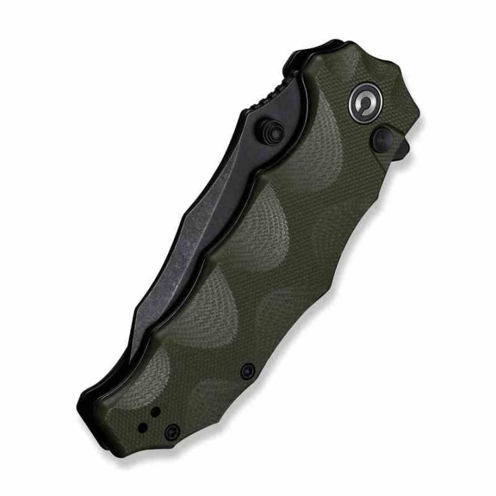 Couteau Civivi Natterjack Green Lame Acier 14C28N Black Manche G10 Button Lock IKBS CIVC240281 - Livraison Gratuite