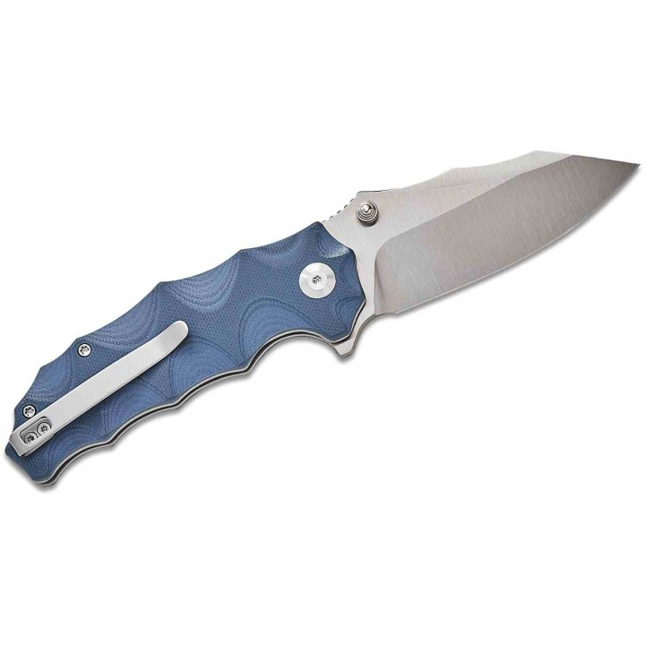 Couteau Civivi Natterjack Blue Lame Acier 14C28N Black Manche G10 Button Lock IKBS CIVC240282 - Livraison Gratuite