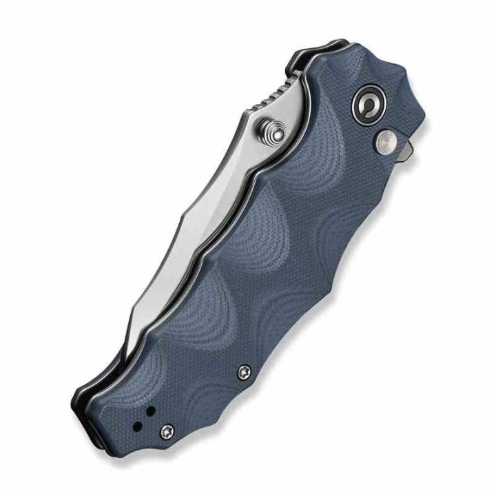 Couteau Civivi Natterjack Blue Lame Acier 14C28N Black Manche G10 Button Lock IKBS CIVC240282 - Livraison Gratuite