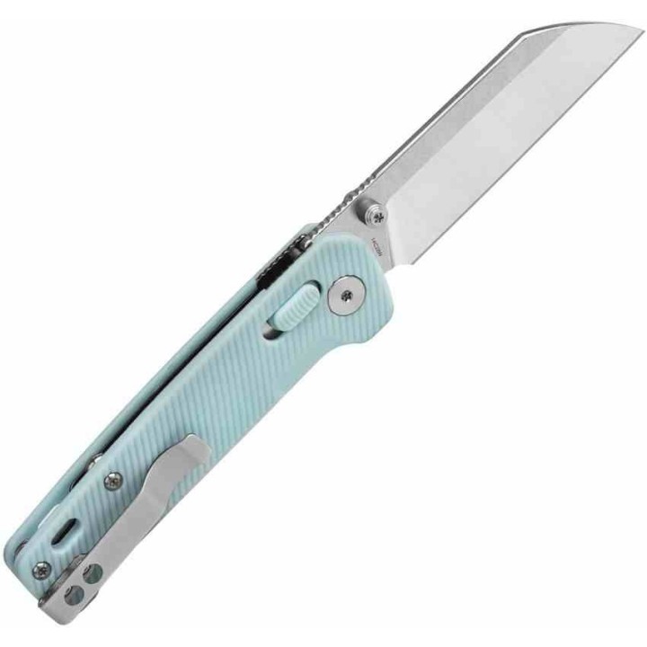 Couteau QSP Penguin Lame Acier 14C28N Two-Tone Manche FRN Bleu Glyde Lock IKBS QS130GLD1 - Livraison Gratuite