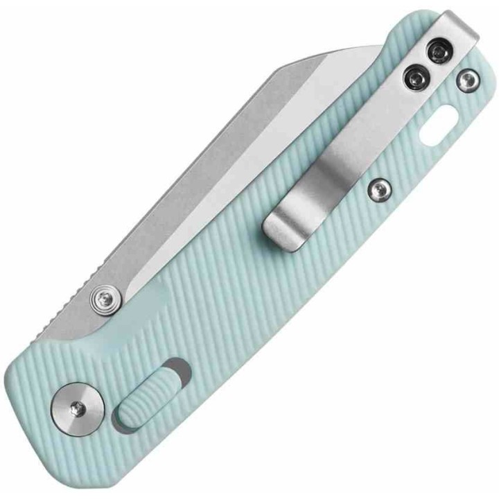 Couteau QSP Penguin Lame Acier 14C28N Two-Tone Manche FRN Bleu Glyde Lock IKBS QS130GLD1 - Livraison Gratuite