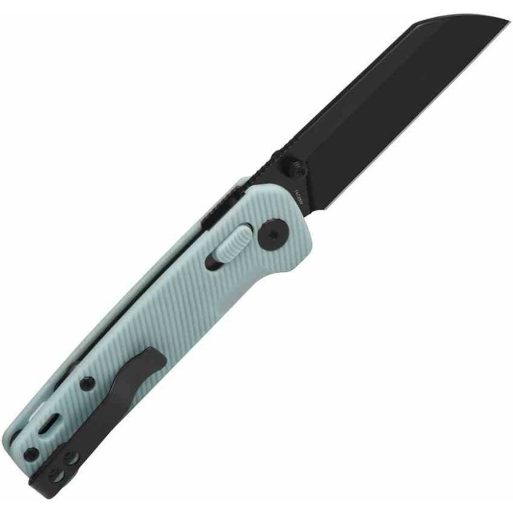 Couteau QSP Penguin Lame Acier 14C28N Blk Manche FRN Bleu Glyde Lock IKBS QS130GLD2 - Livraison Gratuite