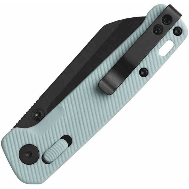 Couteau QSP Penguin Lame Acier 14C28N Blk Manche FRN Bleu Glyde Lock IKBS QS130GLD2 - Livraison Gratuite