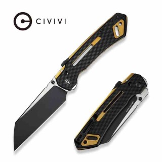 Couteau Civivi Buster FG Lame Acier Nitro-V Black Manche G10 Noir Superlock IKBS CIVC240521 - Livraison Gratuite