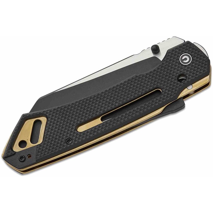Couteau Civivi Buster FG Lame Acier Nitro-V Black Manche G10 Noir Superlock IKBS CIVC240521 - Livraison Gratuite
