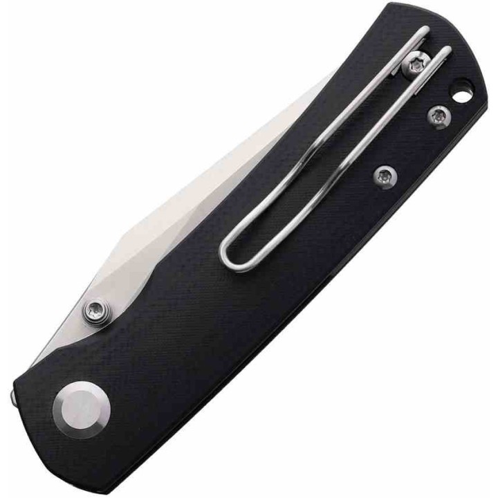 Couteau Monterey Bay Mini Old Guard Lame Acier 14C28N Satin Manche G-10 Noir Liner Lock MBKMOGBK - Livraison Gratuite