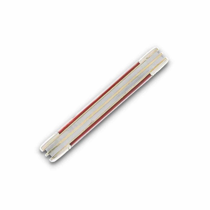 Couteau Pliant Rough Ryder Congress Long Rifle Red Smooth Bone Lames Acier 440 Manche Os Slipjoint RR2617  - Livraison Gratuite