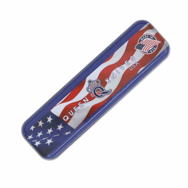 Couteau Queen Barlow Genuine Stag Lames Acier Carbone 1095 Manche Corne de Daim USA QGSH281 - Livraison Gratuite