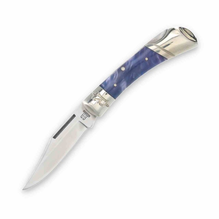Couteau Pliant Rough Ryder Purple Swirl Lame Acier 440 Manche Polymère Lockback RR2149 - Livraison Gratuite