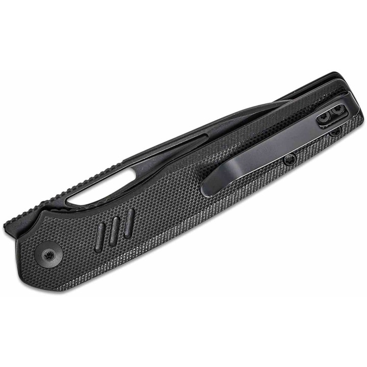 Couteau CIVIVI Guile Black Lame Acier 14C28N Manche G10 Liner Lock KIVT CIVC24062B1 - Livraison Gratuite