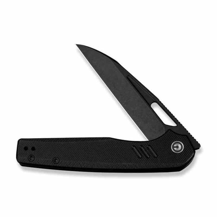 Couteau CIVIVI Guile Black Lame Acier 14C28N Manche G10 Liner Lock KIVT CIVC24062B1 - Livraison Gratuite