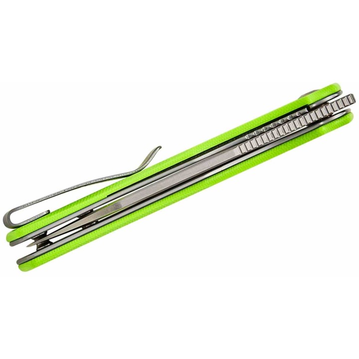 Couteau CIVIVI Guile Green Lame Acier 14C28N Manche G10 Liner Lock KIVT CIVC24062B2 - Livraison Gratuite