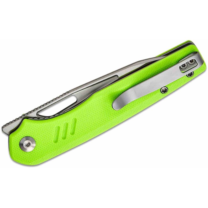 Couteau CIVIVI Guile Green Lame Acier 14C28N Manche G10 Liner Lock KIVT CIVC24062B2 - Livraison Gratuite