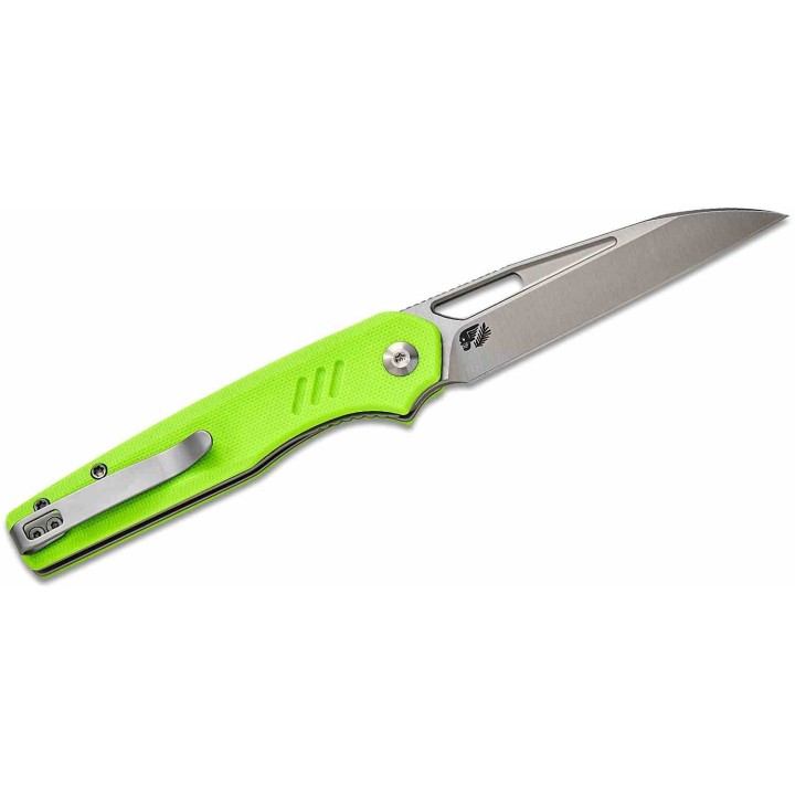 Couteau CIVIVI Guile Green Lame Acier 14C28N Manche G10 Liner Lock KIVT CIVC24062B2 - Livraison Gratuite