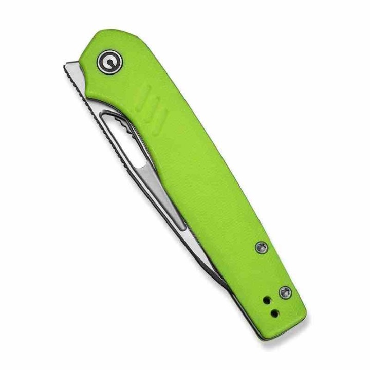 Couteau CIVIVI Guile Green Lame Acier 14C28N Manche G10 Liner Lock KIVT CIVC24062B2 - Livraison Gratuite