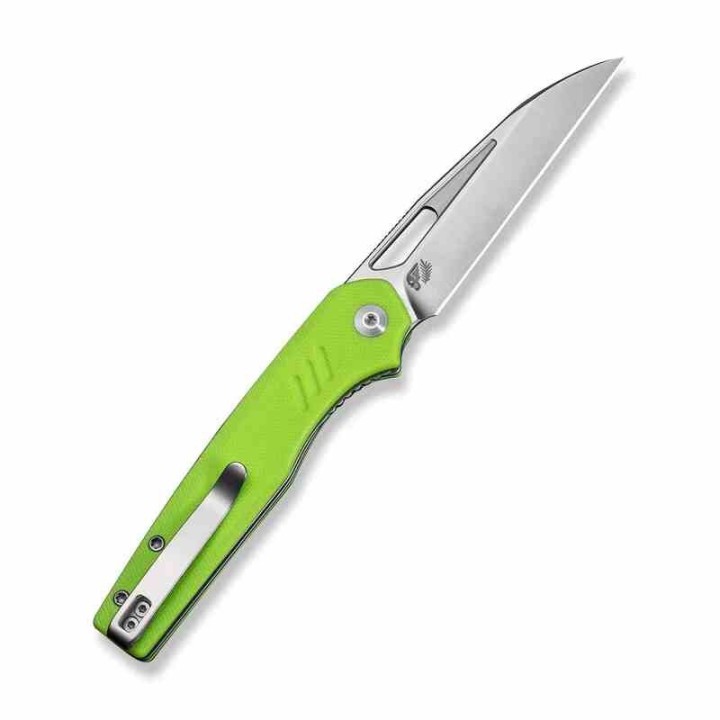 Couteau CIVIVI Guile Green Lame Acier 14C28N Manche G10 Liner Lock KIVT CIVC24062B2 - Livraison Gratuite