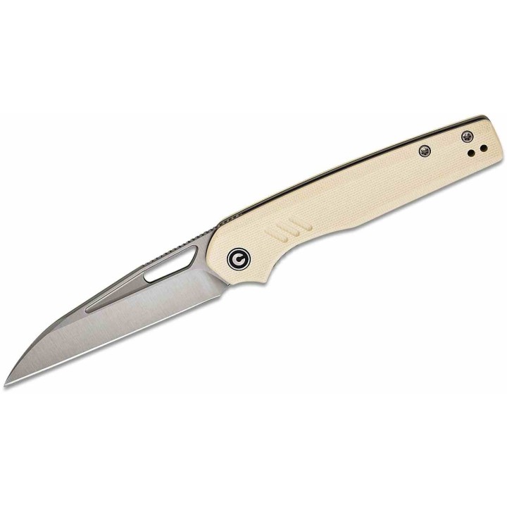 Couteau CIVIVI Guile Ivory Lame Acier 14C28N Manche G10 Liner Lock KIVT CIVC24062B3 - Livraison Gratuite