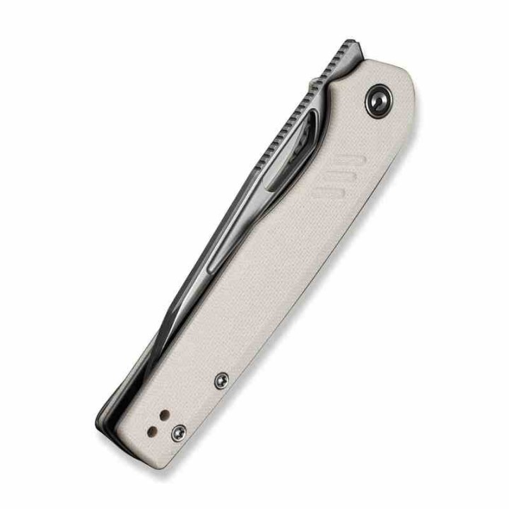 Couteau CIVIVI Guile Ivory Lame Acier 14C28N Manche G10 Liner Lock KIVT CIVC24062B3 - Livraison Gratuite