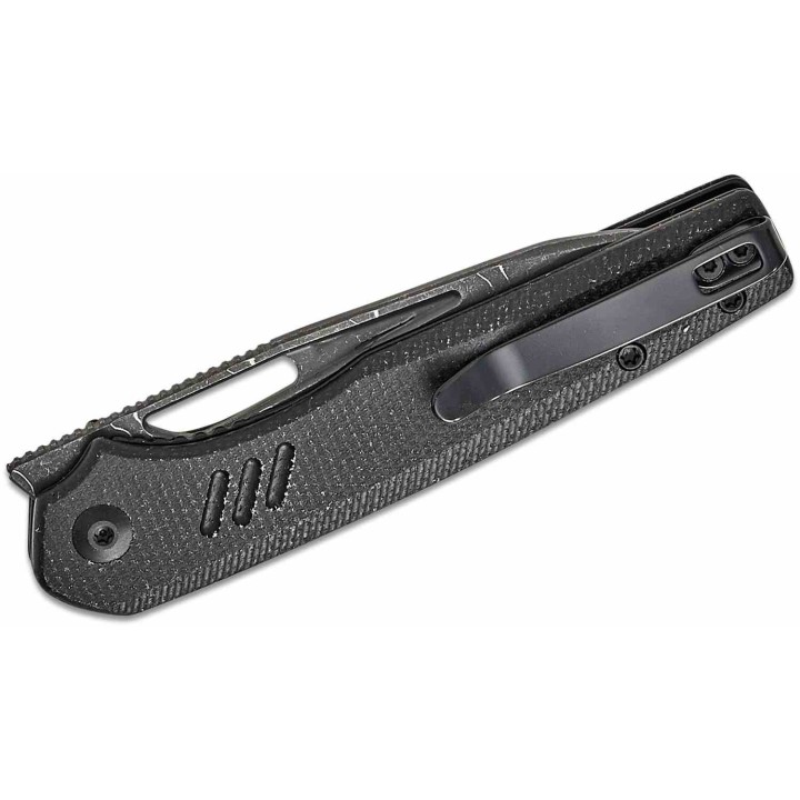 Couteau CIVIVI Guile Black Lame Acier Damas Manche Micarta Liner Lock KIVT C24062BDS1 - Livraison Gratuite