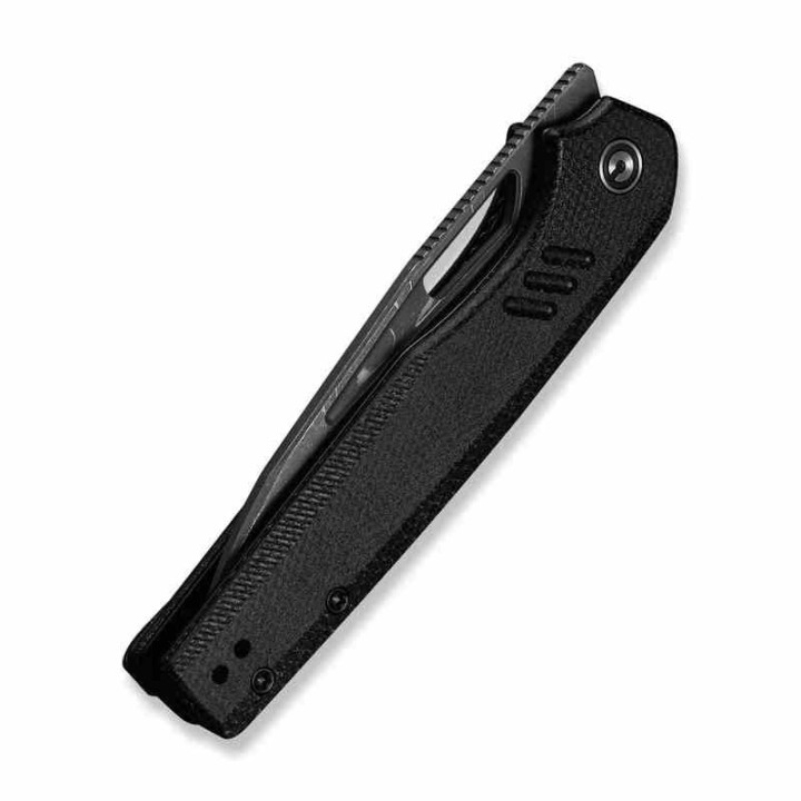 Couteau CIVIVI Guile Black Lame Acier Damas Manche Micarta Liner Lock KIVT C24062BDS1 - Livraison Gratuite