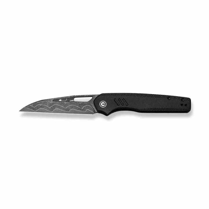 Couteau CIVIVI Guile Black Lame Acier Damas Manche Micarta Liner Lock KIVT C24062BDS1 - Livraison Gratuite