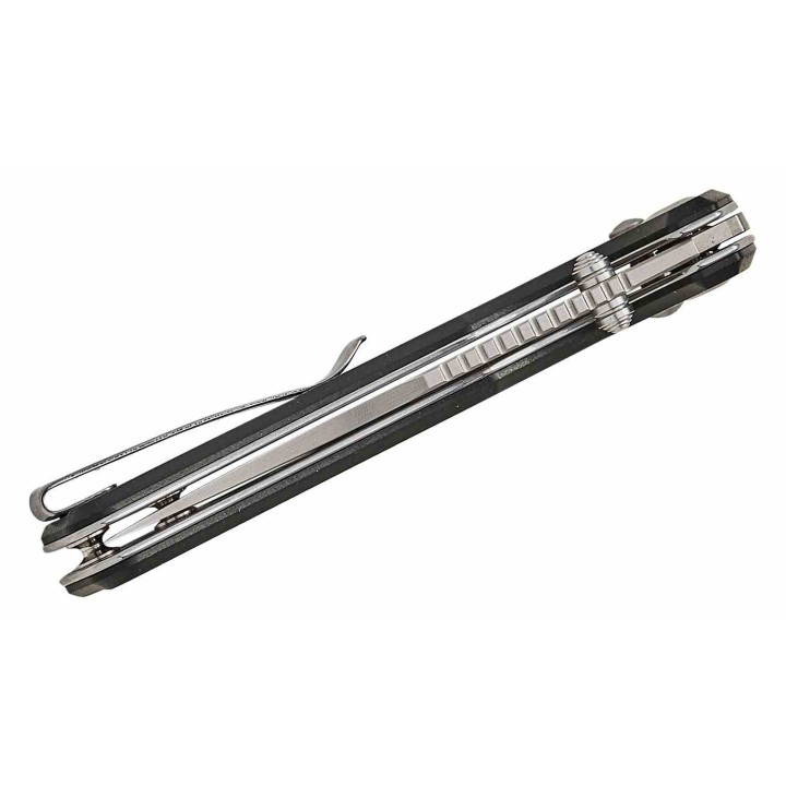 Couteau Sencut Slybolt Lame Acier 9Cr18MoV Manche G10 Noir Bouton Lock Clip S250011 - Livraison Gratuite