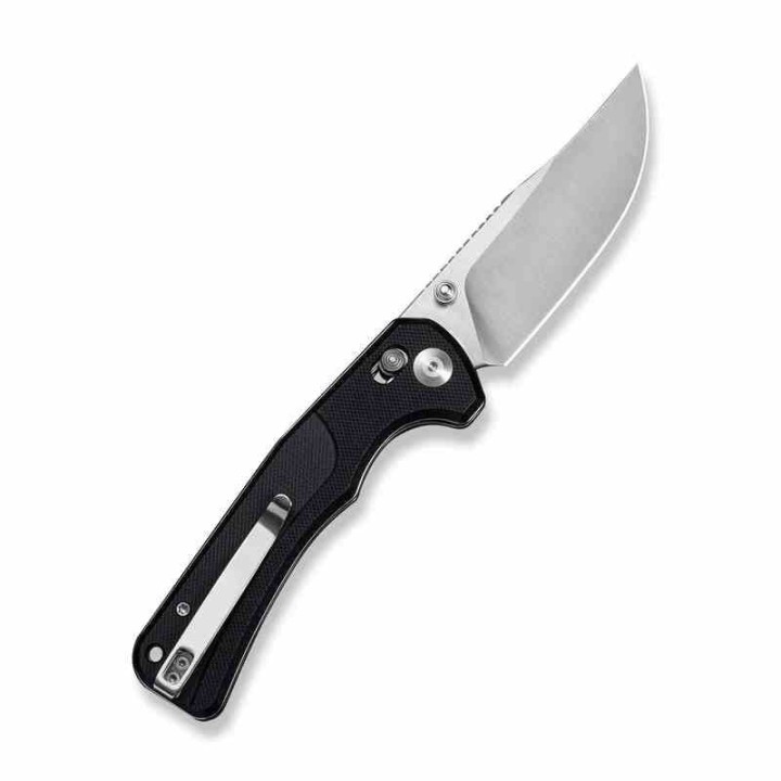 Couteau Sencut Slybolt Lame Acier 9Cr18MoV Manche G10 Noir Bouton Lock Clip S250011 - Livraison Gratuite