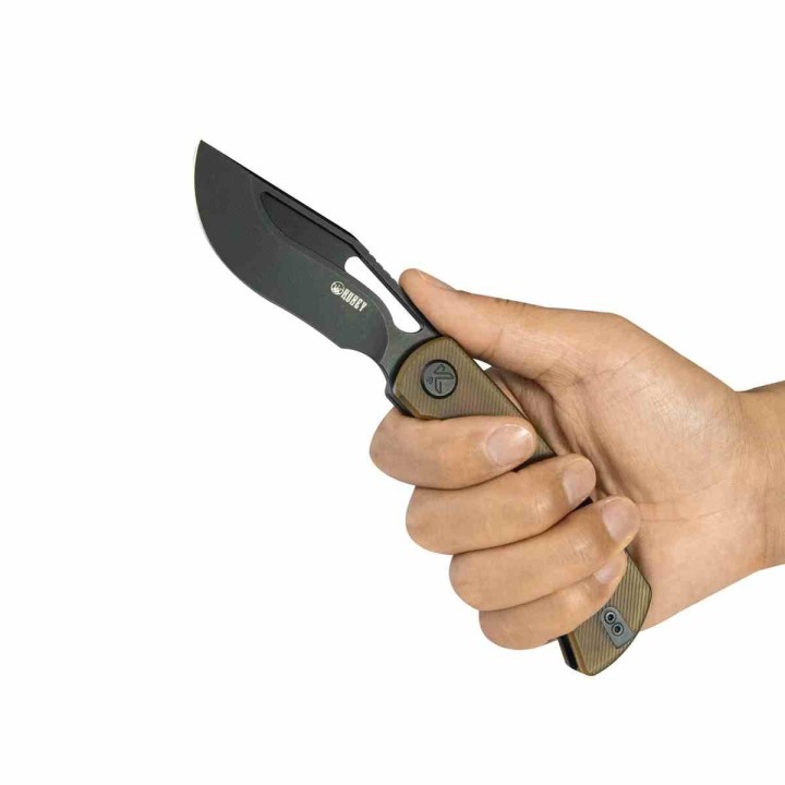 Couteau Kubey Gurkha Lame  Acier 14C28N Manche Ultem Liner Lock KIVT KUB397D - Livraison Gratuite