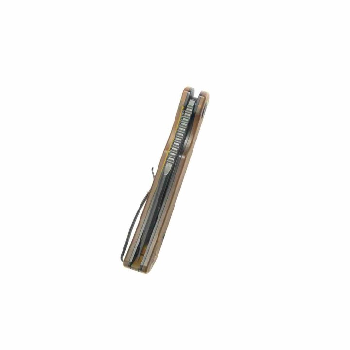 Couteau Kubey Gurkha Lame  Acier 14C28N Manche Ultem Liner Lock KIVT KUB397D - Livraison Gratuite