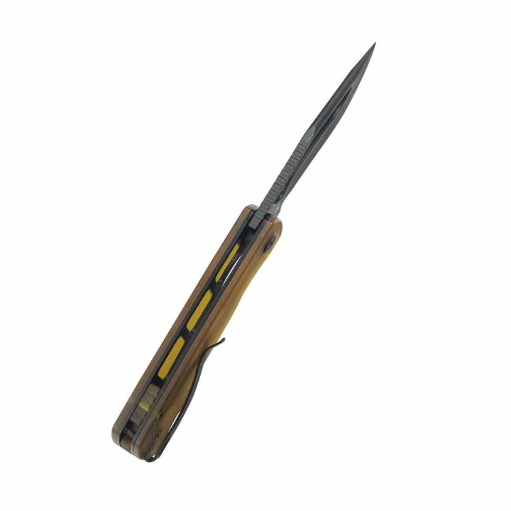 Couteau Kubey Gurkha Lame  Acier 14C28N Manche Ultem Liner Lock KIVT KUB397D - Livraison Gratuite