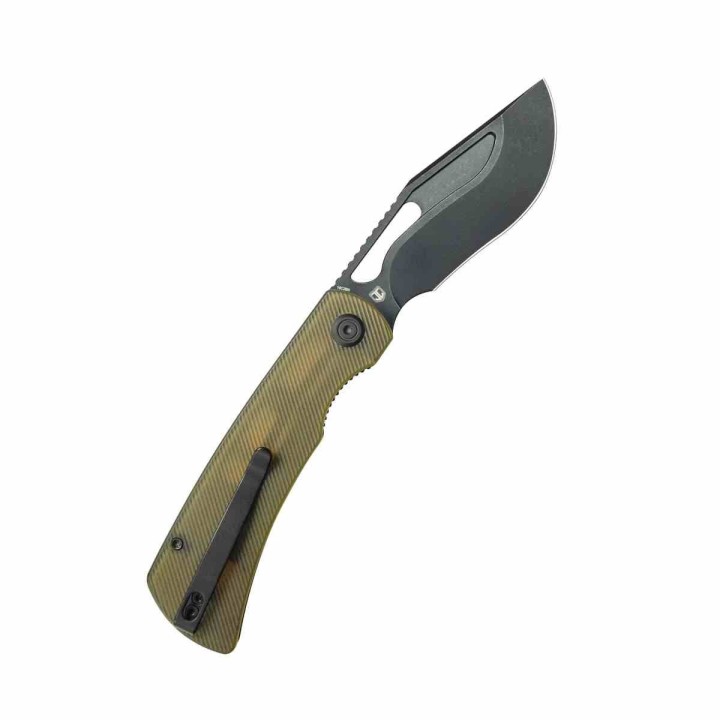 Couteau Kubey Gurkha Lame  Acier 14C28N Manche Ultem Liner Lock KIVT KUB397D - Livraison Gratuite