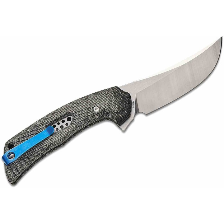 Couteau Reate PL-7 Pivot Lock Lame Acier Nitro-V Manche Micarta Black KIVT REA193 - Livraison Gratuite