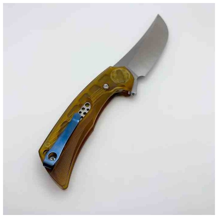 Couteau Reate PL-7 Pivot Lock Lame Acier Nitro-V Manche Ultem KIVT REA194 - Livraison Gratuite