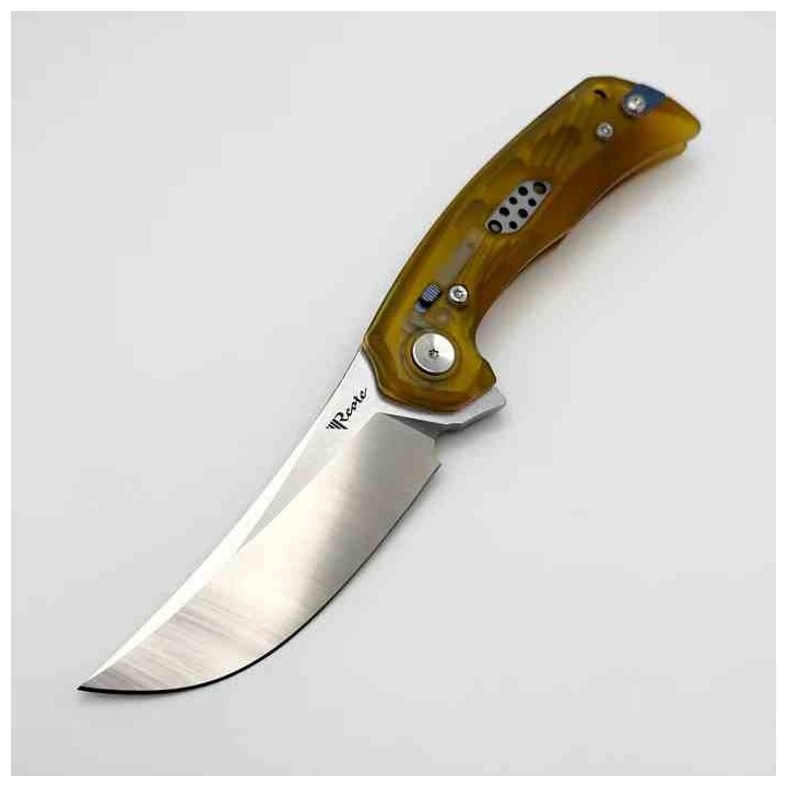 Couteau Reate PL-7 Pivot Lock Lame Acier Nitro-V Manche Ultem KIVT REA194 - Livraison Gratuite