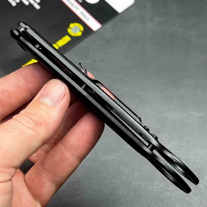 Couteau Tactical Smith&Wesson M&P Lame Acier Inox Poignée Aluminium Noir Linerlock Clip SWP1105621 - Livraison Gratuite