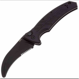 Couteau Automatique Ontario OKC Rescue Knife Lame Acier 154CM Poignée en Aluminium USA Button Lock ON8739 - Livraison Gratuite