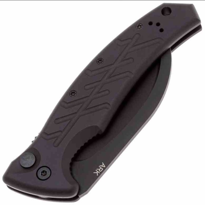 Couteau Automatique Ontario OKC Rescue Knife Lame Acier 154CM Poignée en Aluminium USA Button Lock ON8739 - Livraison Gratuite