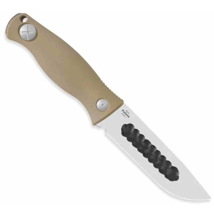 Couteau Kizer Polaris Lame Acier 1095 Manche G10 Tan Etui Kydex KI1100A4 - Livraison Gratuite