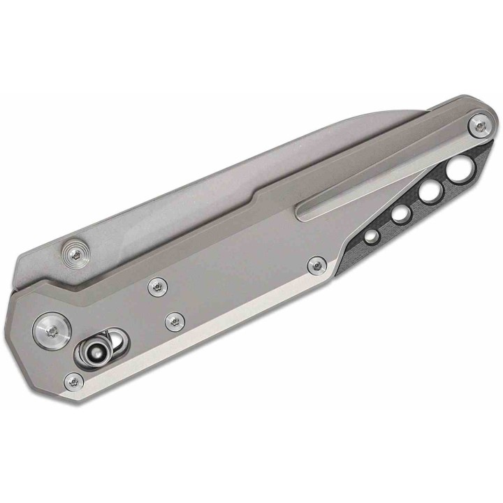 Couteau NOC Knives Dark Feather Lame Acier M390 Manche Titane Crossbar Lock KIVT NOCMT2703 - Livraison Gratuite