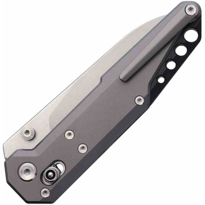 Couteau NOC Knives Dark Feather Lame Acier M390 Manche Titane Crossbar Lock KIVT NOCMT2703 - Livraison Gratuite