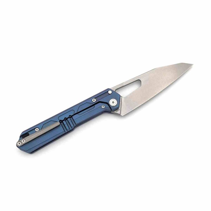 Couteau Stedemon NOC Knives DT-03 Lame Acier VG-10 Manche Titane Purple Framelock STEDT03BLU - Livraison Gratuite