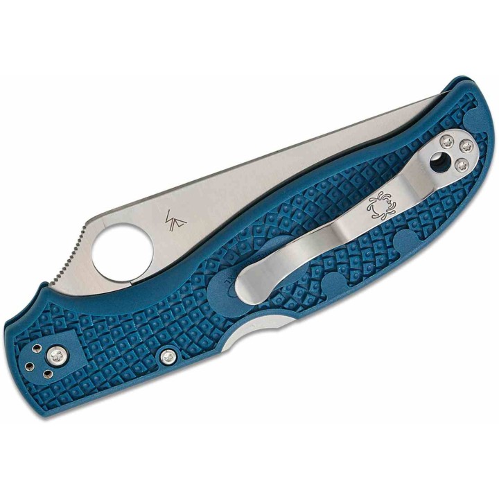 Couteau Spyderco Stretch 2 XL Lightweight Lame Acier CPM-SPY27 Manche FRN Lockback Made Japan SC258PCBL - Livraison Gratuite