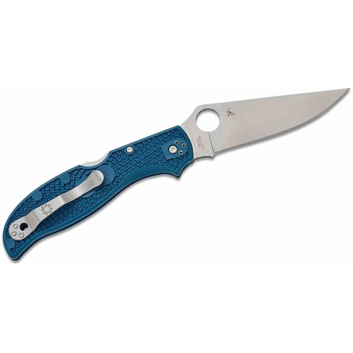 Couteau Spyderco Stretch 2 XL Lightweight Lame Acier CPM-SPY27 Manche FRN Lockback Made Japan SC258PCBL - Livraison Gratuite