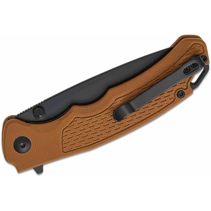 Couteau ArtisanCutlery Tradition V2 Lame Acier AR-RPM9 Manche G10 Brown Liner Lock ATZ1702MBBN - Livraison Gratuite